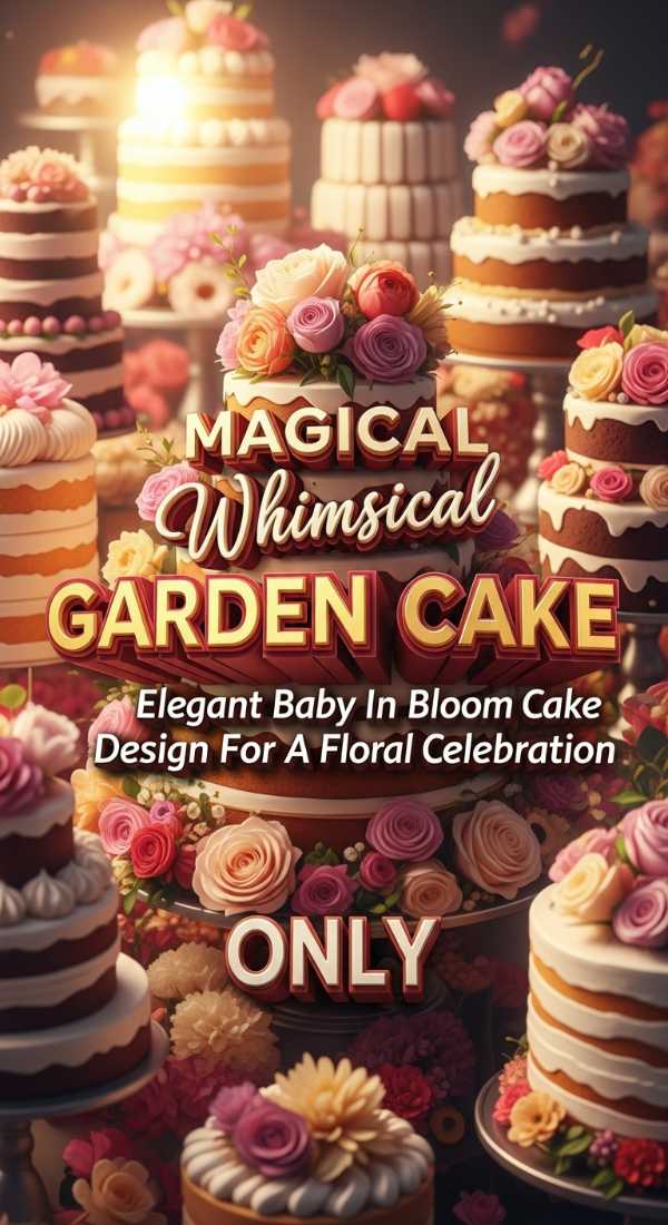 Baby In Bloom Cake Decorations