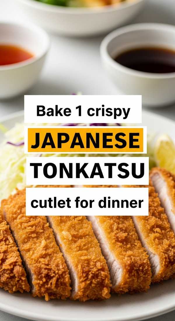 Bake 1 Crispy Japanese Tonkatsu Cutlet For Dinner 69eb7fd446af8