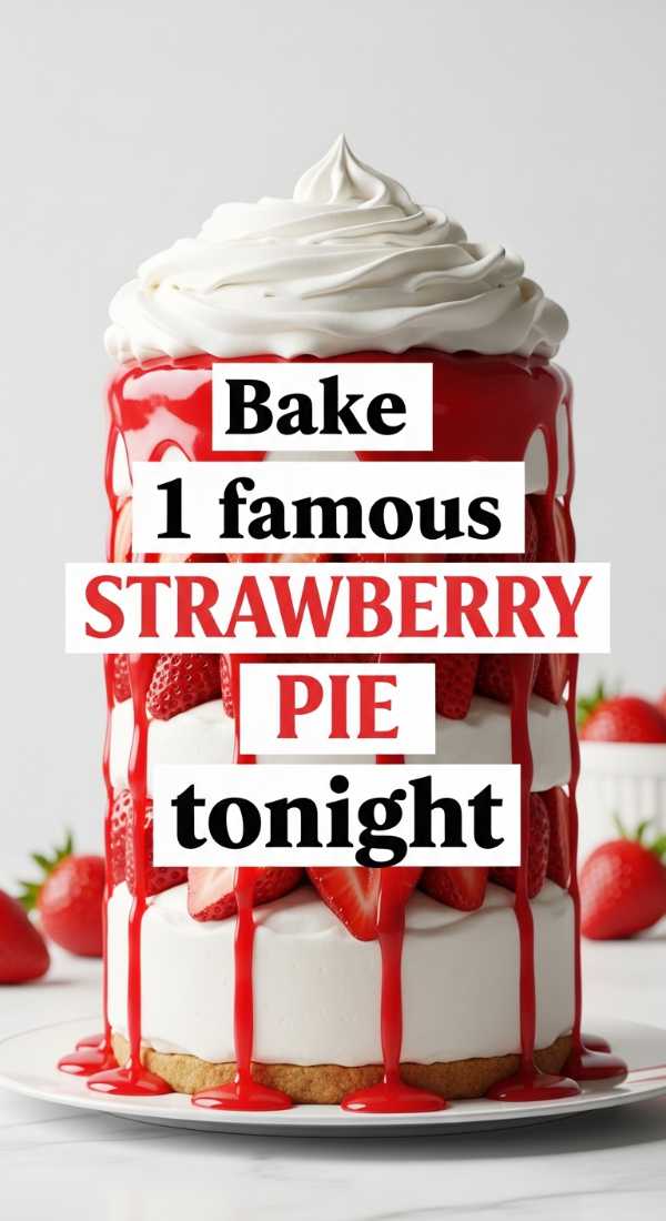Bake 1 Famous Shoneys Strawberry Pie Tonight 69e9b5634acec