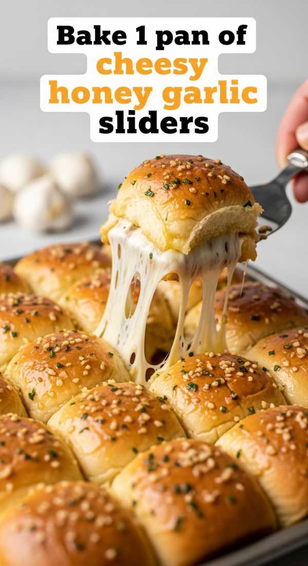 Bake 1 Pan Of Cheesy Honey Garlic Sliders 69ec86df6ca51