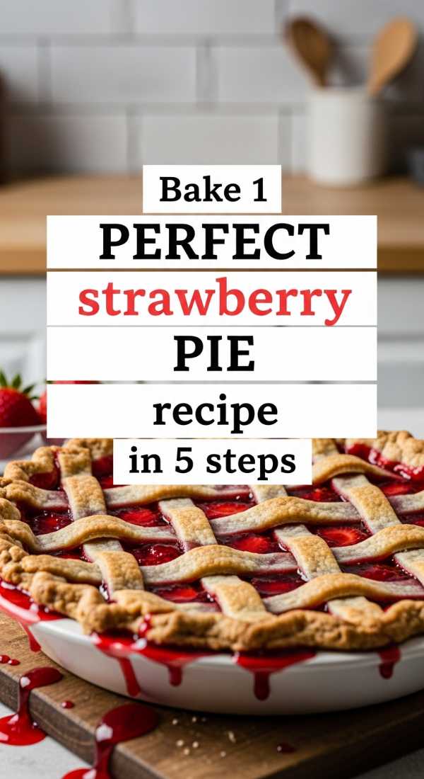 Bake 1 Perfect Strawberry Pie Recipe In 5 Steps 69e5d1348655d