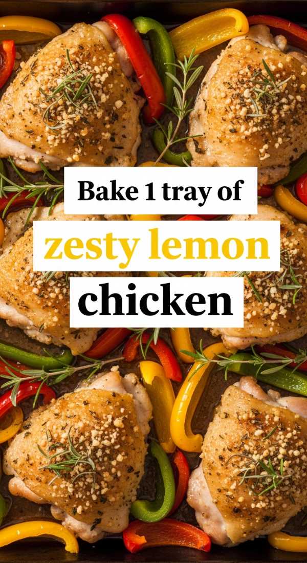 Bake 1 Tray Of Zesty Lemon Chicken 69eb7e1d7531b