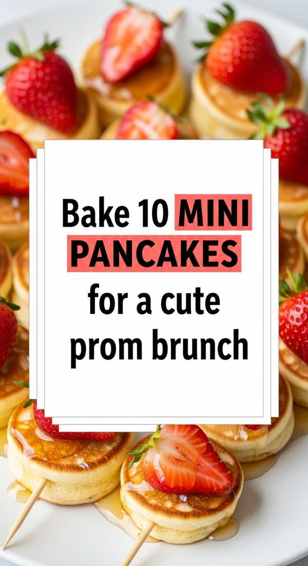 Bake 10 Mini Pancakes For A Cute Prom Brunch 69f0decdc9a10