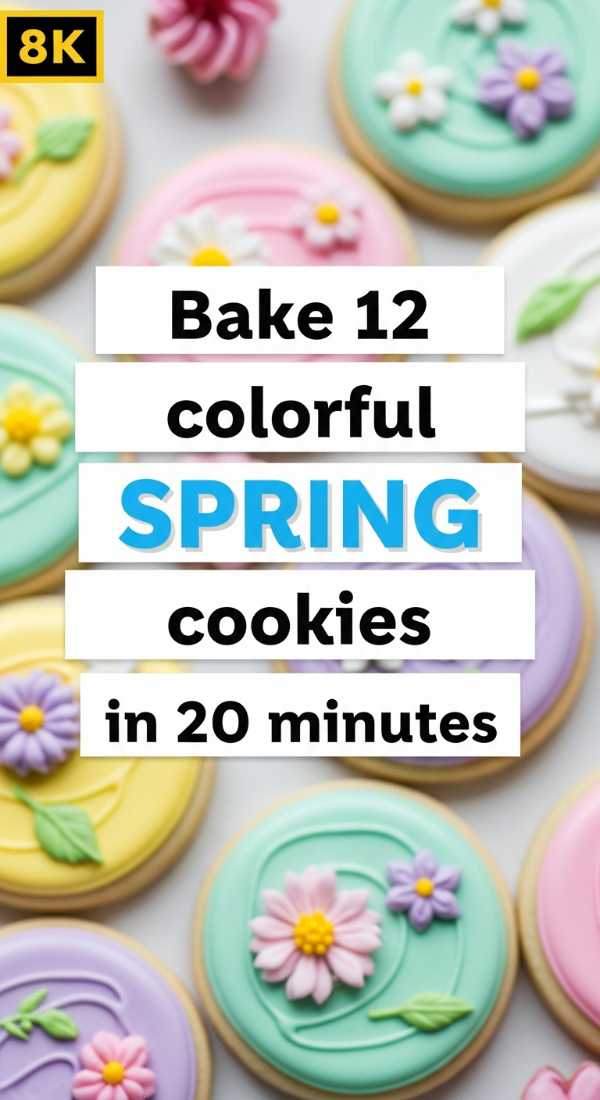 Bake 12 Colorful Spring Cookies In 20 Minutes 69e9b6d6ae886