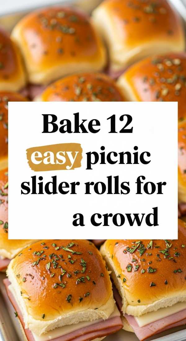 Bake 12 Easy Picnic Slider Rolls For A Crowd 69e8557f03517