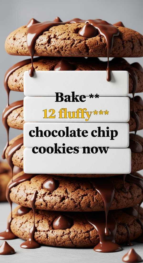 Bake 12 Fluffy Chocolate Chip Cookies Now 69f05abcd2882