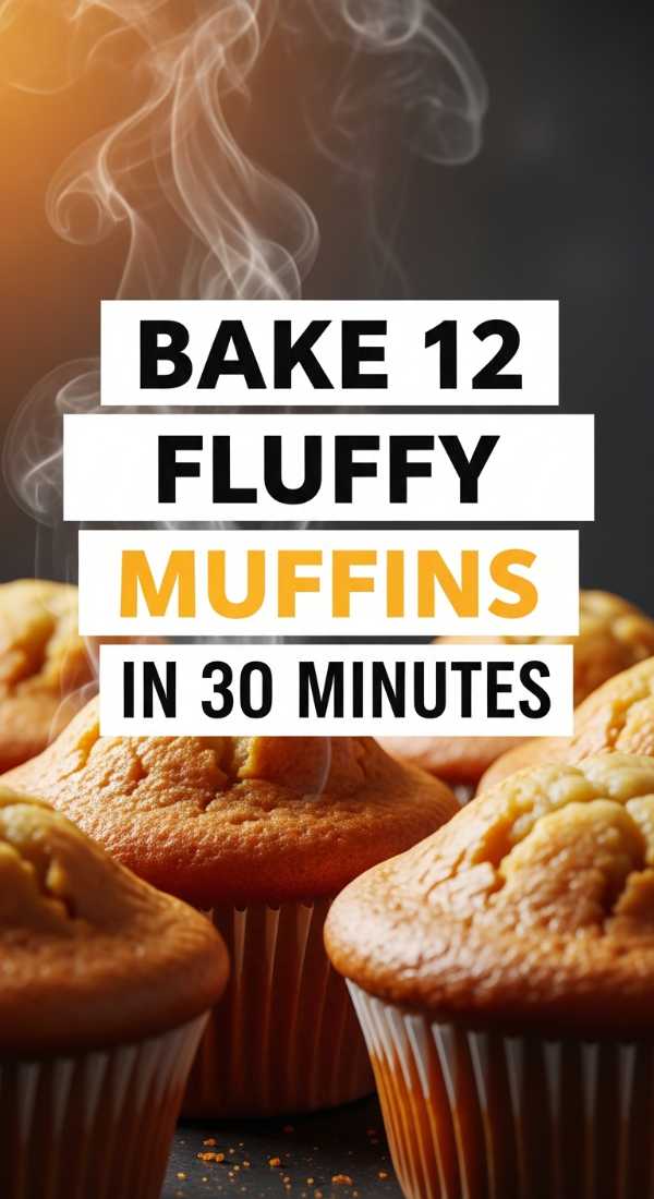 Bake 12 Fluffy Muffins In 30 Minutes 69ec86ee1e9eb
