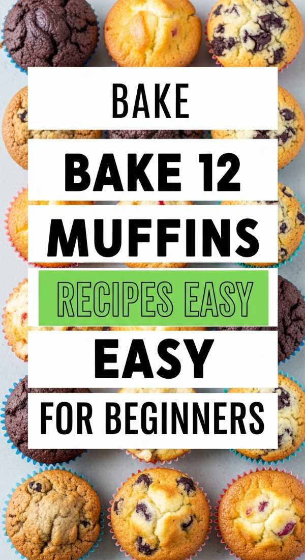 Bake 12 Muffins Recipes Easy For Beginners 69ef4698bc5f0