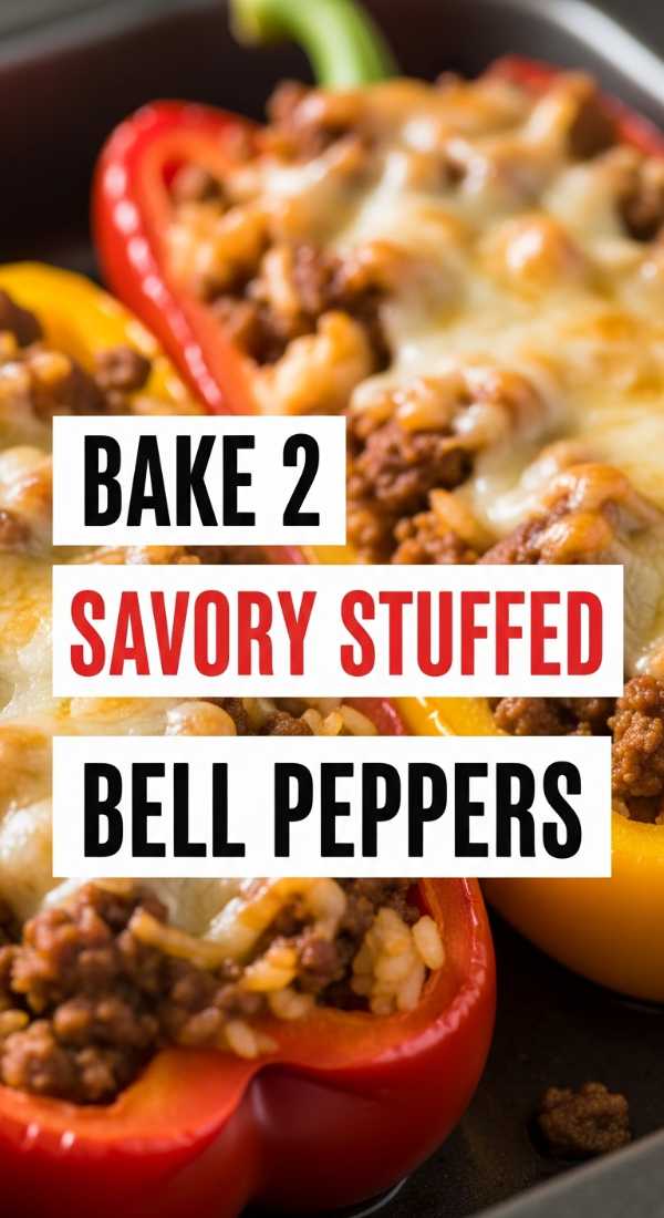 Bake 2 Savory Stuffed Bell Peppers 69ec6f299c392
