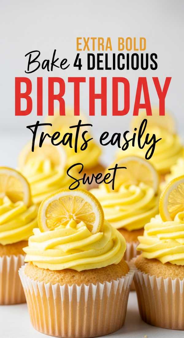 Bake 4 Delicious Lemon Birthday Treats Easily 69f2f0ce011d9