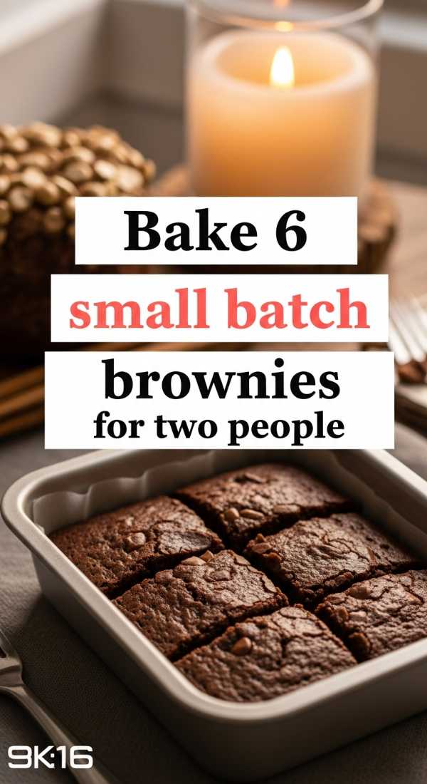 Bake 6 Small Batch Brownies For Two People 69f196fd64632