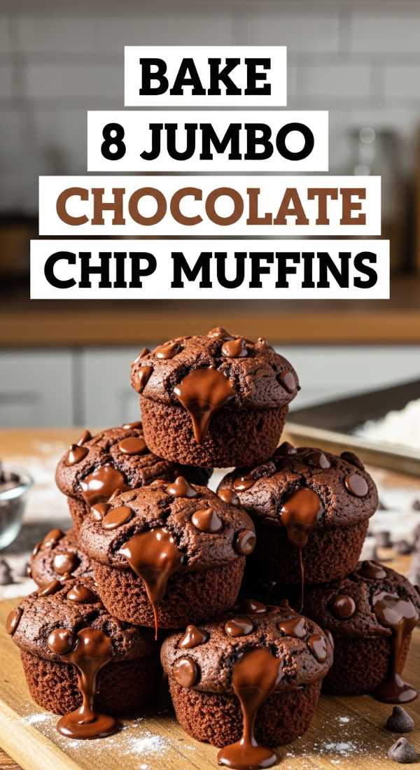Bake 8 Jumbo Chocolate Chip Muffins 69ec86ef26e19