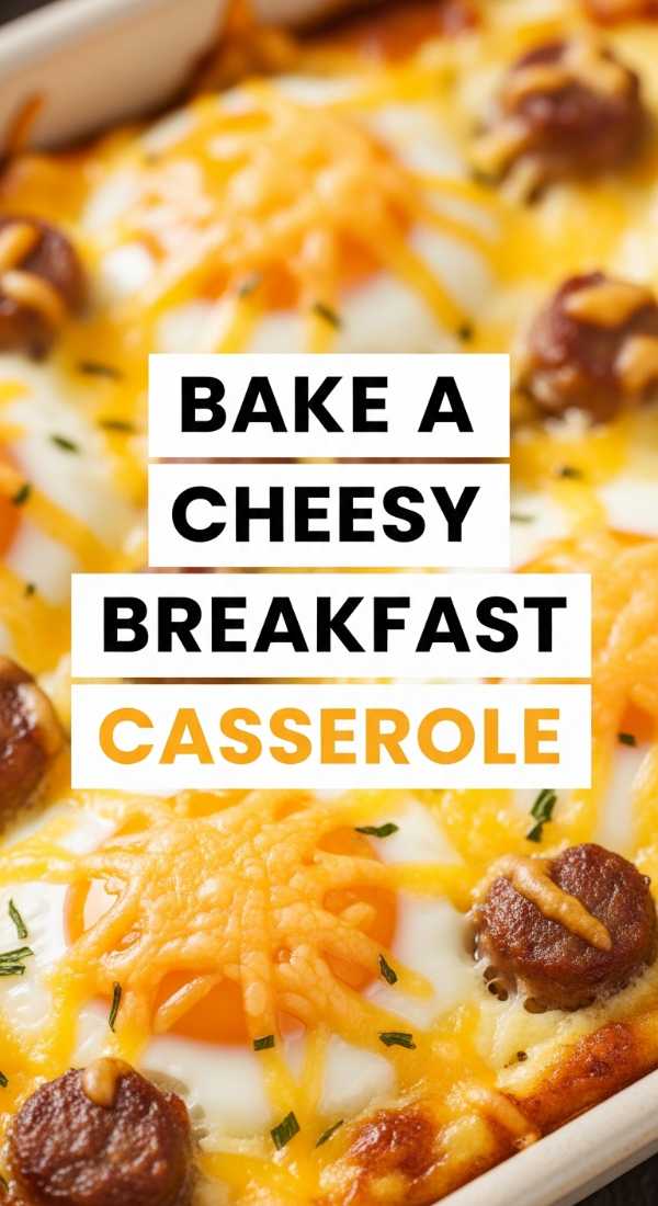 Bake A Cheesy Breakfast Casserole In 3 Steps 69eb7fc143905