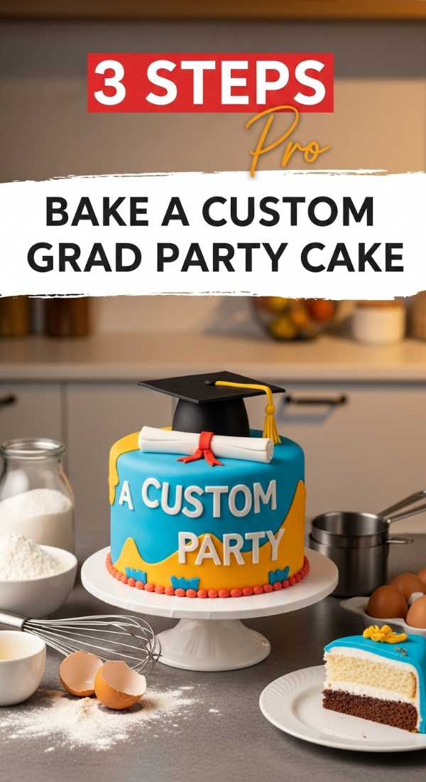 Bake A Custom Grad Party Cake In 3 Steps 69e605c70aba7