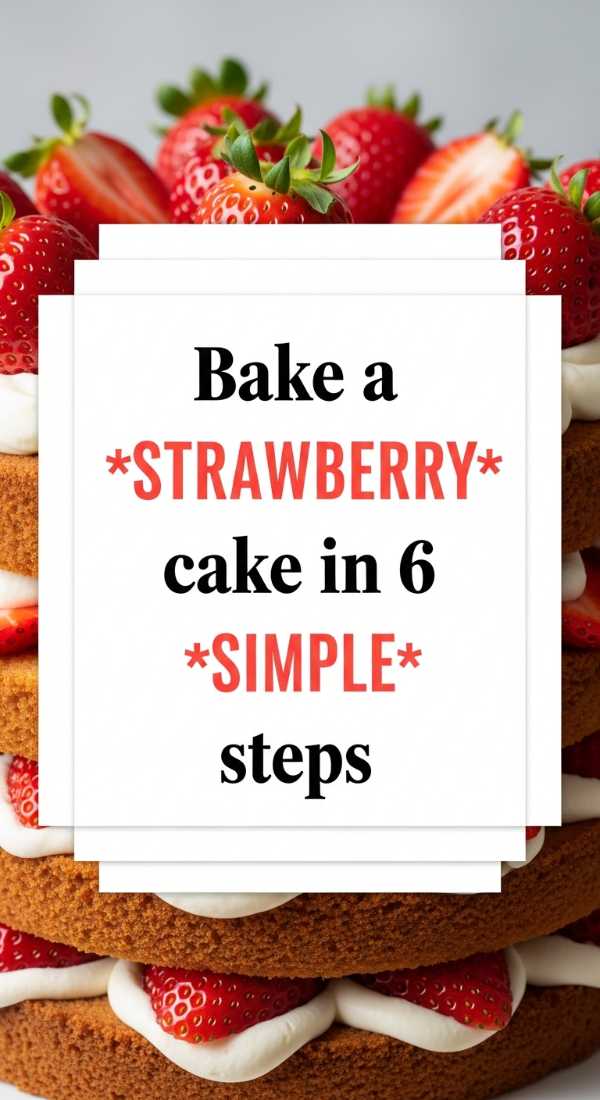 Bake A Strawberry Cake In 6 Simple Steps 69f1a93a89569