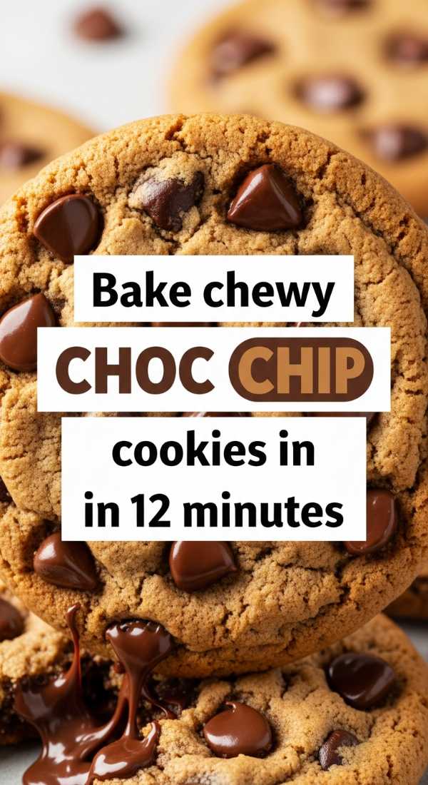 Bake Chewy Choc Chip Cookies In 12 Minutes 69e20d2778eba