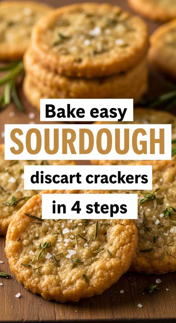 Bake Easy Sourdough Discard Crackers In 4 Steps 69e21f0e85812