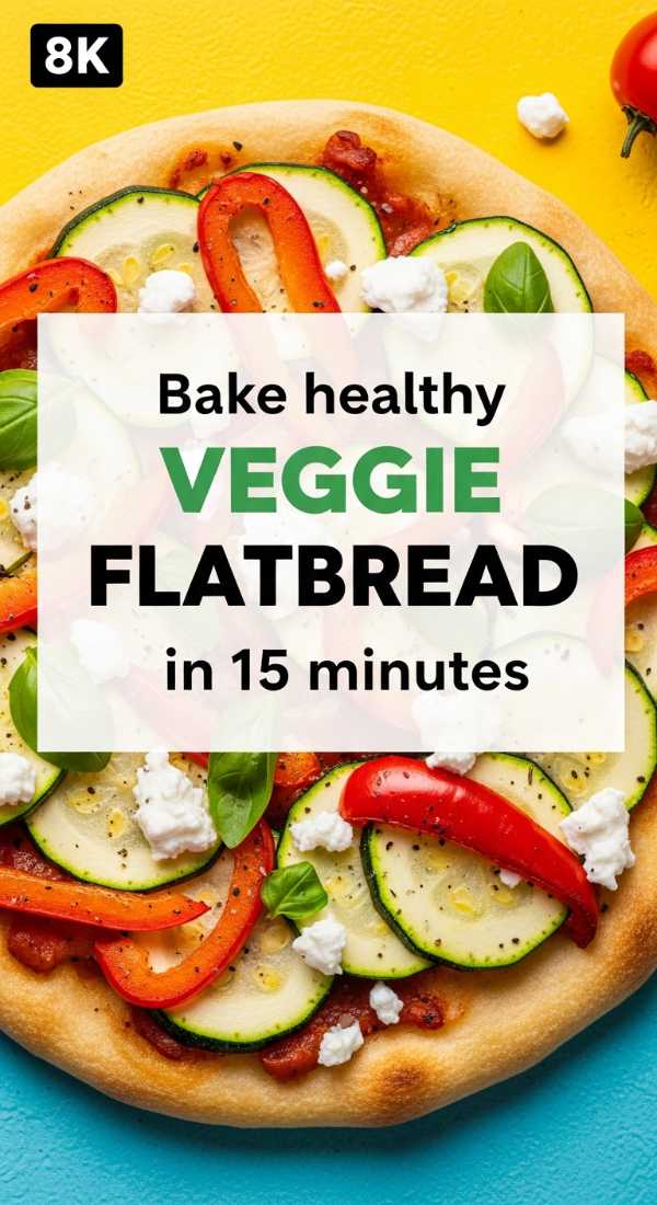 Bake Healthy Veggie Flatbread In 15 Minutes 69eb7fd87d658