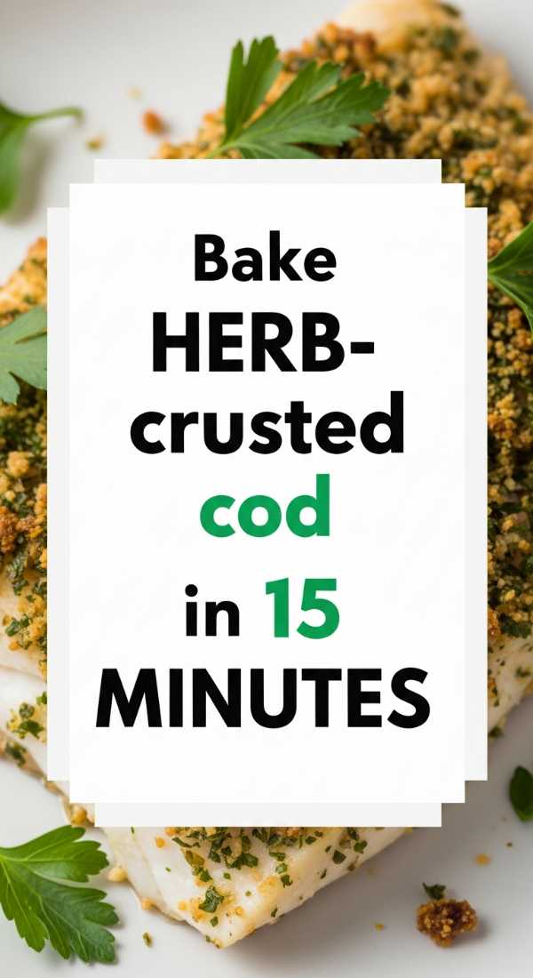 Bake Herb Crusted Cod In 15 Minutes 69e70ada01bff