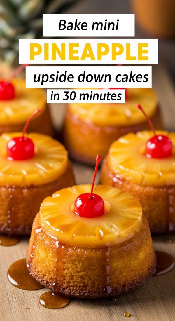 Bake Mini Pineapple Upside Down Cakes In 30 Minutes 69f05ab2caccf
