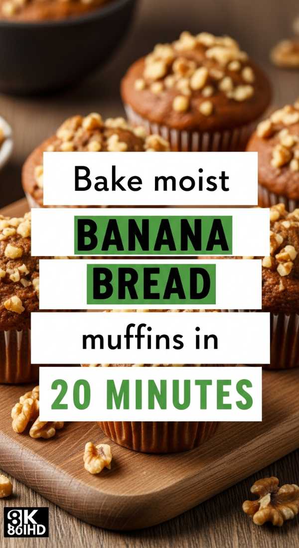 Bake Moist Banana Bread Muffins In 20 Minutes 69eb7e13a6951