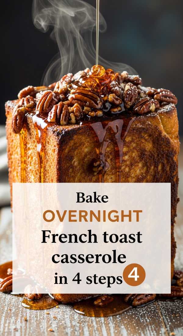 Bake Overnight French Toast Casserole In 4 Steps 69e9b56948880