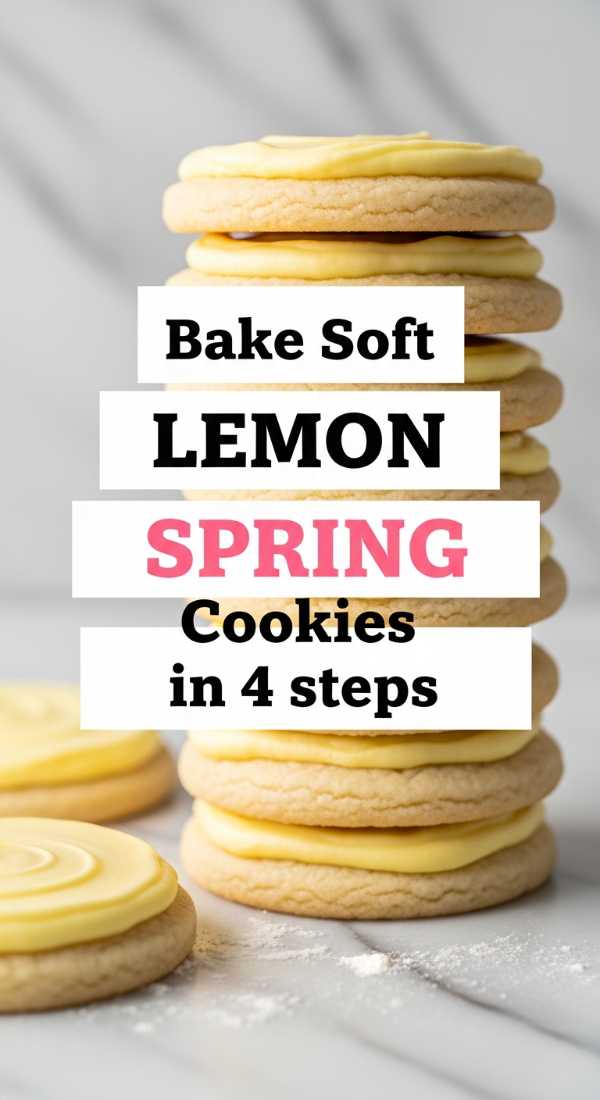 Bake Soft Lemon Spring Cookies In 4 Steps 69e70bf7301e2