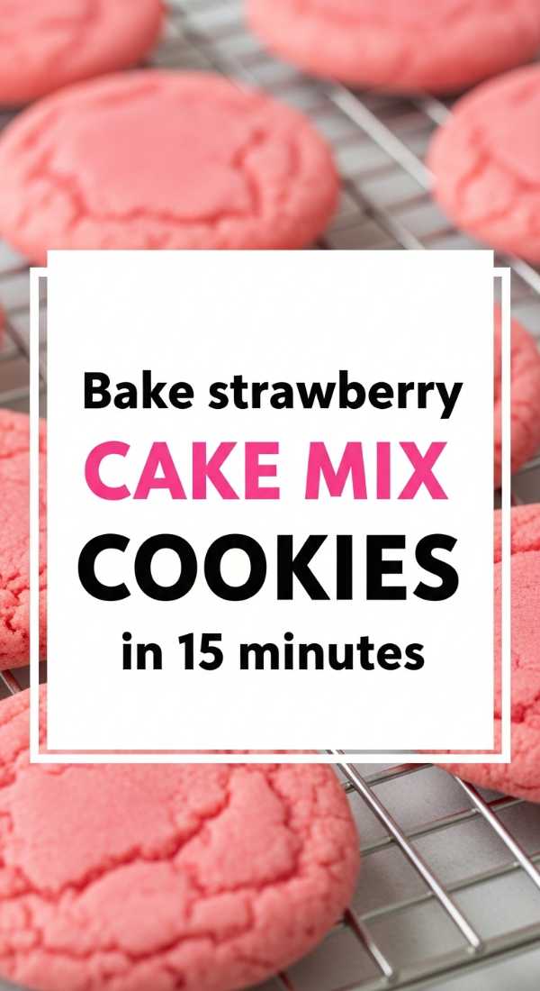 Bake Strawberry Cake Mix Cookies In 15 Minutes 69f05ac727a41
