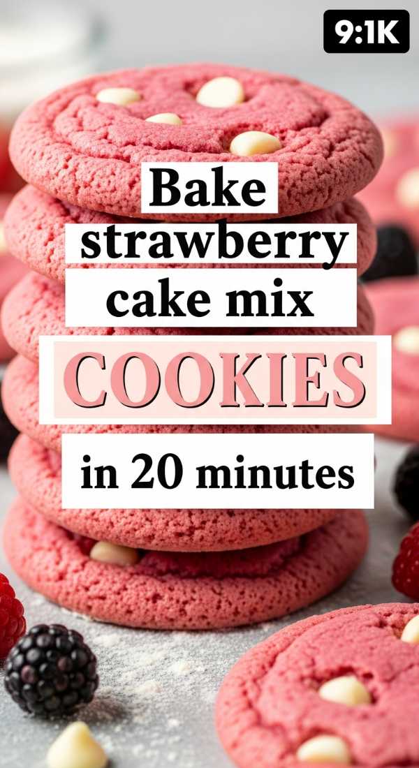Bake Strawberry Cake Mix Cookies In 20 Minutes 69e47026ef528