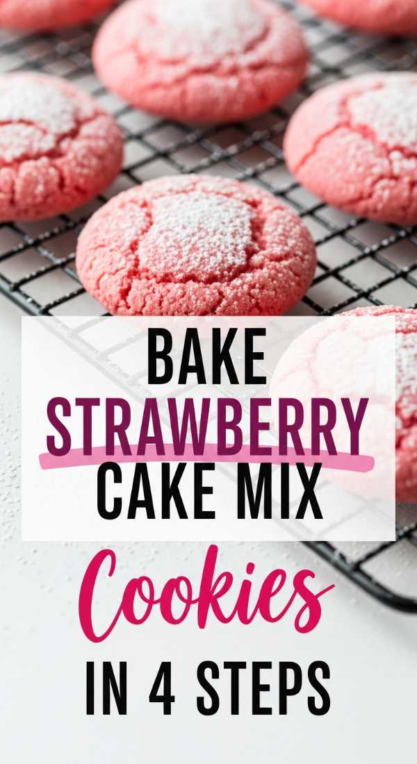 Bake Strawberry Cake Mix Cookies In 4 Steps 69edfa9a77b71