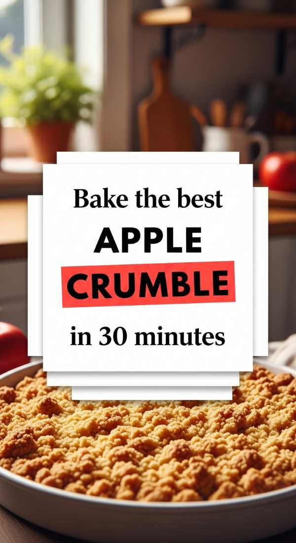 Bake The Best Apple Crumble In 30 Minutes 69e21f0c01378