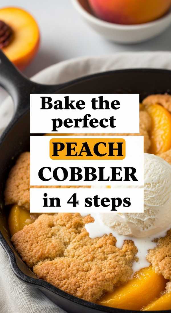 Bake The Perfect Peach Cobbler In 4 Steps 69ef4694db0dc