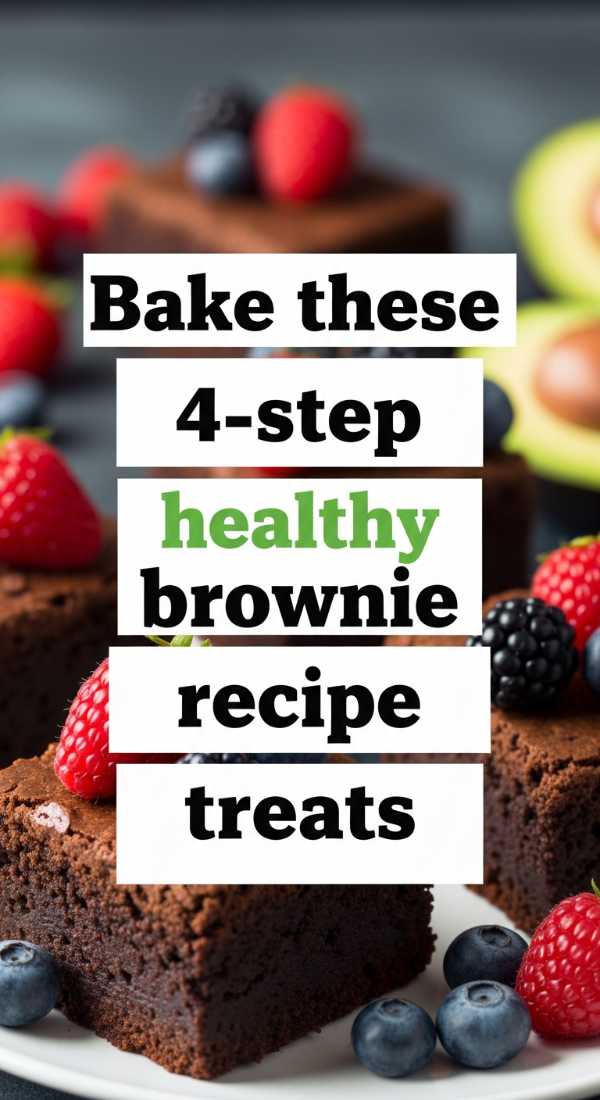 Bake These 4 Step Healthy Brownie Recipe Treats 69f1970d41cb5