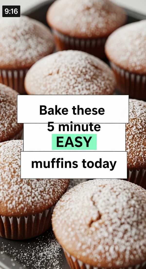 Bake These 5 Minute Easy Muffins Today 69ec86e16b583