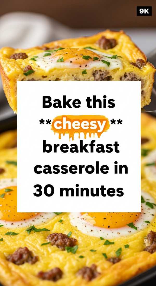 Bake This Cheesy Breakfast Casserole In 30 Minutes 69e9b6cf4b5cd