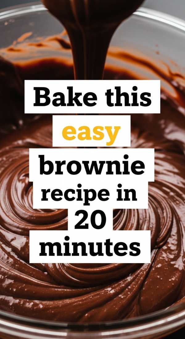 Bake This Easy Brownie Recipe In 20 Minutes 69f196fa3eb42