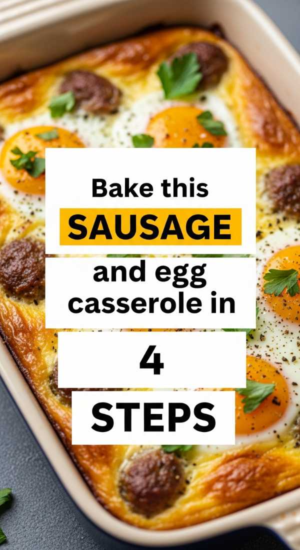 Bake This Sausage And Egg Casserole In 4 Steps 69e5d85a12c29