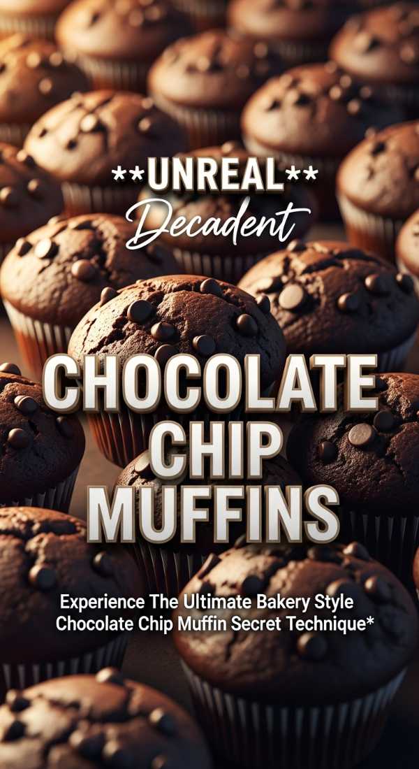 Bakery Style Chocolate Chip Muffins Recipe 69e7248c4deb5