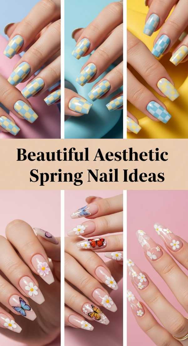 Beautiful Aesthetic Spring Nail Ideas 69df3aba3377e