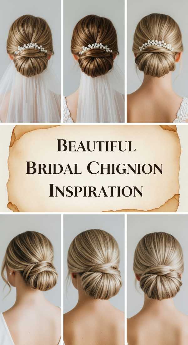 Beautiful Bridal Chignon Inspiration 69e4f6849c656