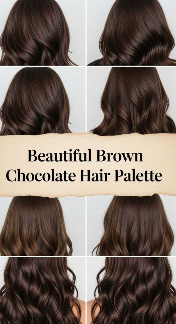 Beautiful Brown Chocolate Hair Palette 69eceda006ee9