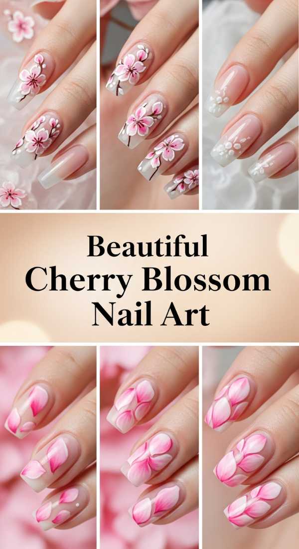 Beautiful Cherry Blossom Nail Art 69f32d5e55619