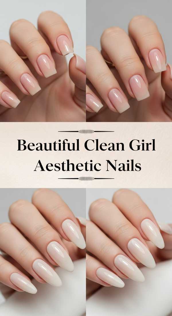 Beautiful Clean Girl Aesthetic Nails 69e72cbd8e23a