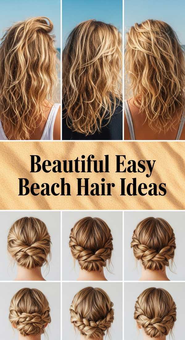 Beautiful Easy Beach Hair Ideas 69ef492faf09f