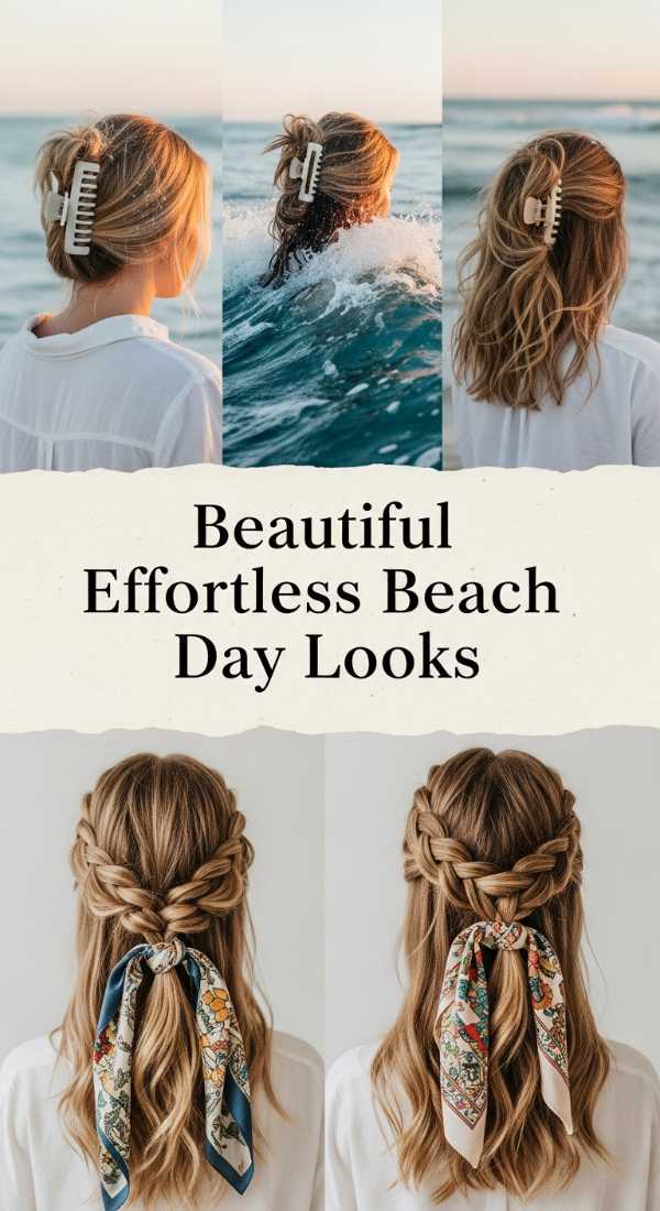 Beautiful Effortless Beach Day Looks 69ee530d26f58