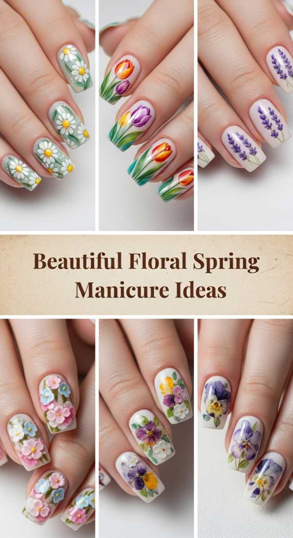 Beautiful Floral Spring Manicure Ideas 69e5f3e127be2
