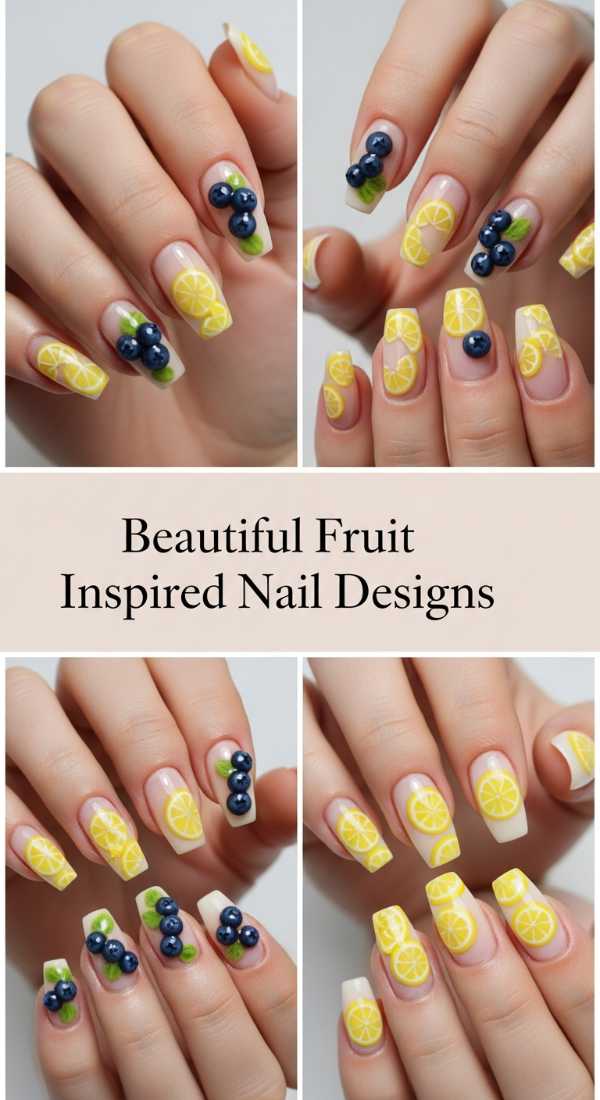 Beautiful Fruit Inspired Nail Designs 69e350e783c90