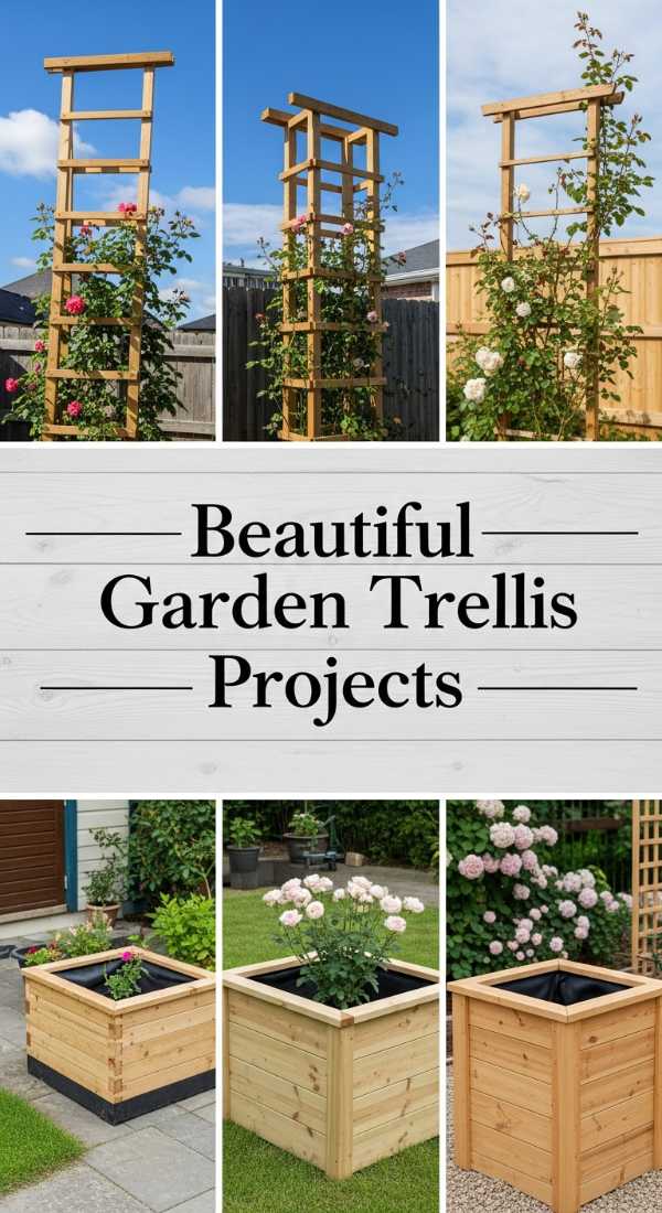 Beautiful Garden Trellis Projects 69e64c673bd13