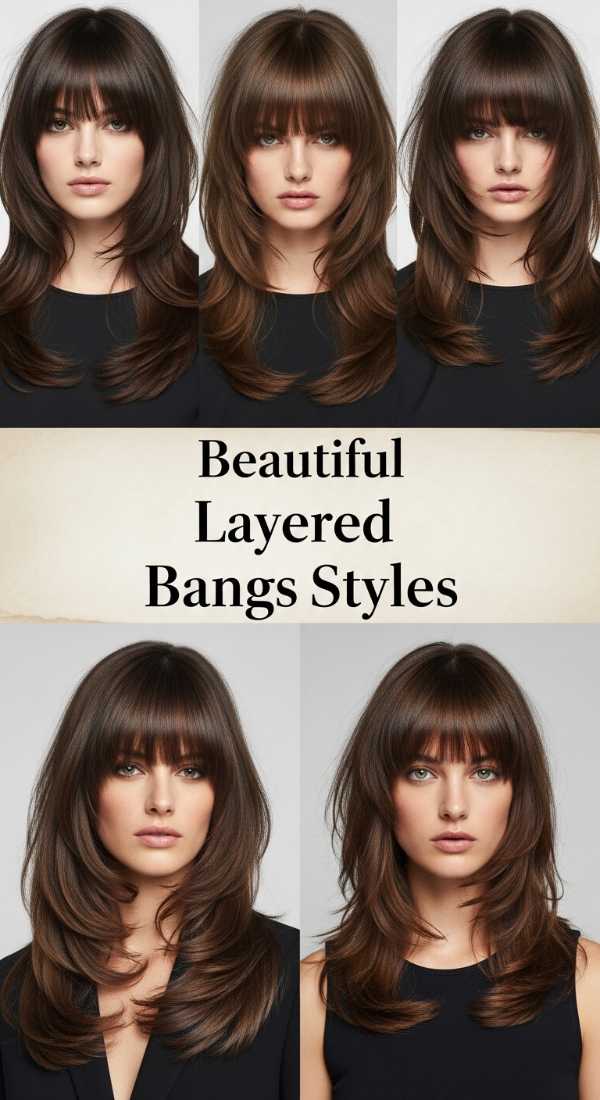 Beautiful Layered Bangs Styles 69e742c989dc9