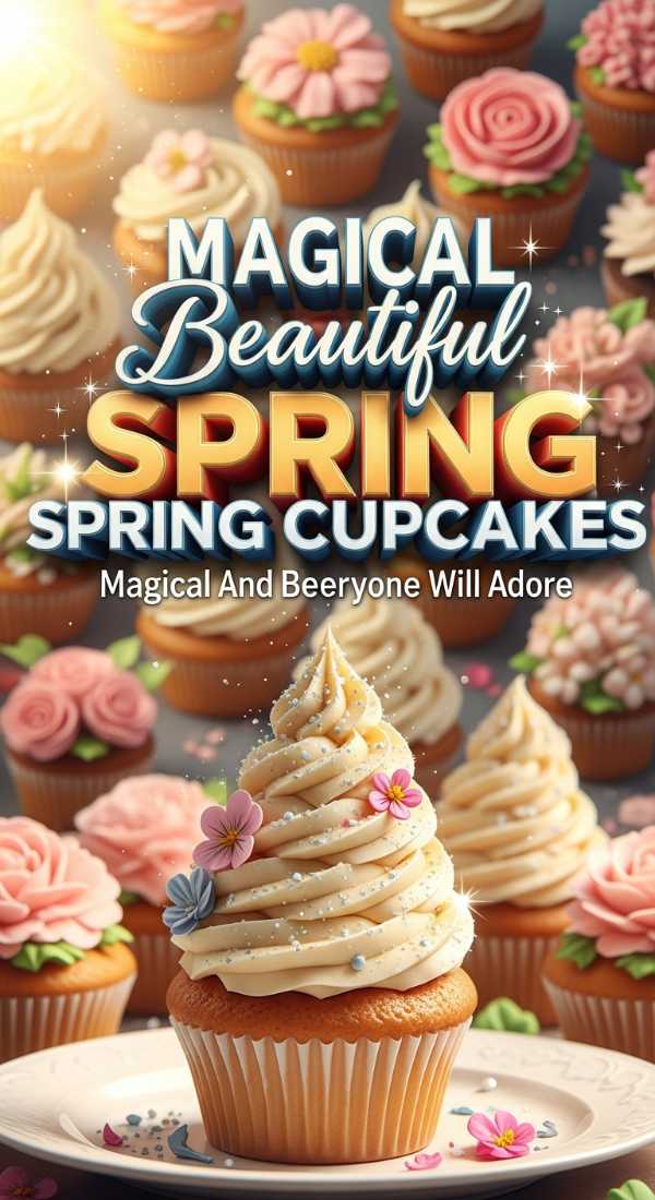 Beautiful Magical Spring Cupcakes 69ef0153381b6